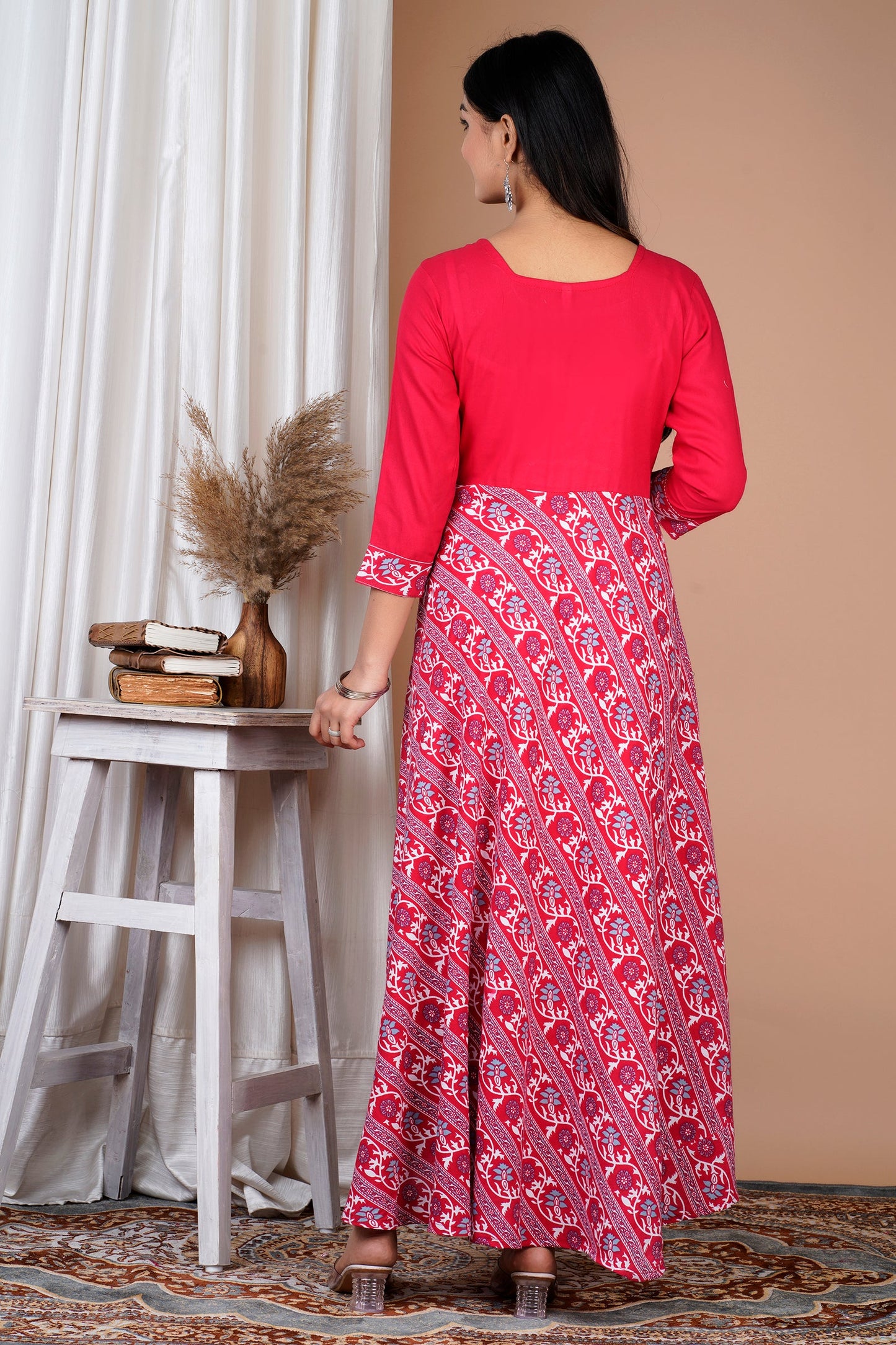 Printed Anarkali Gown